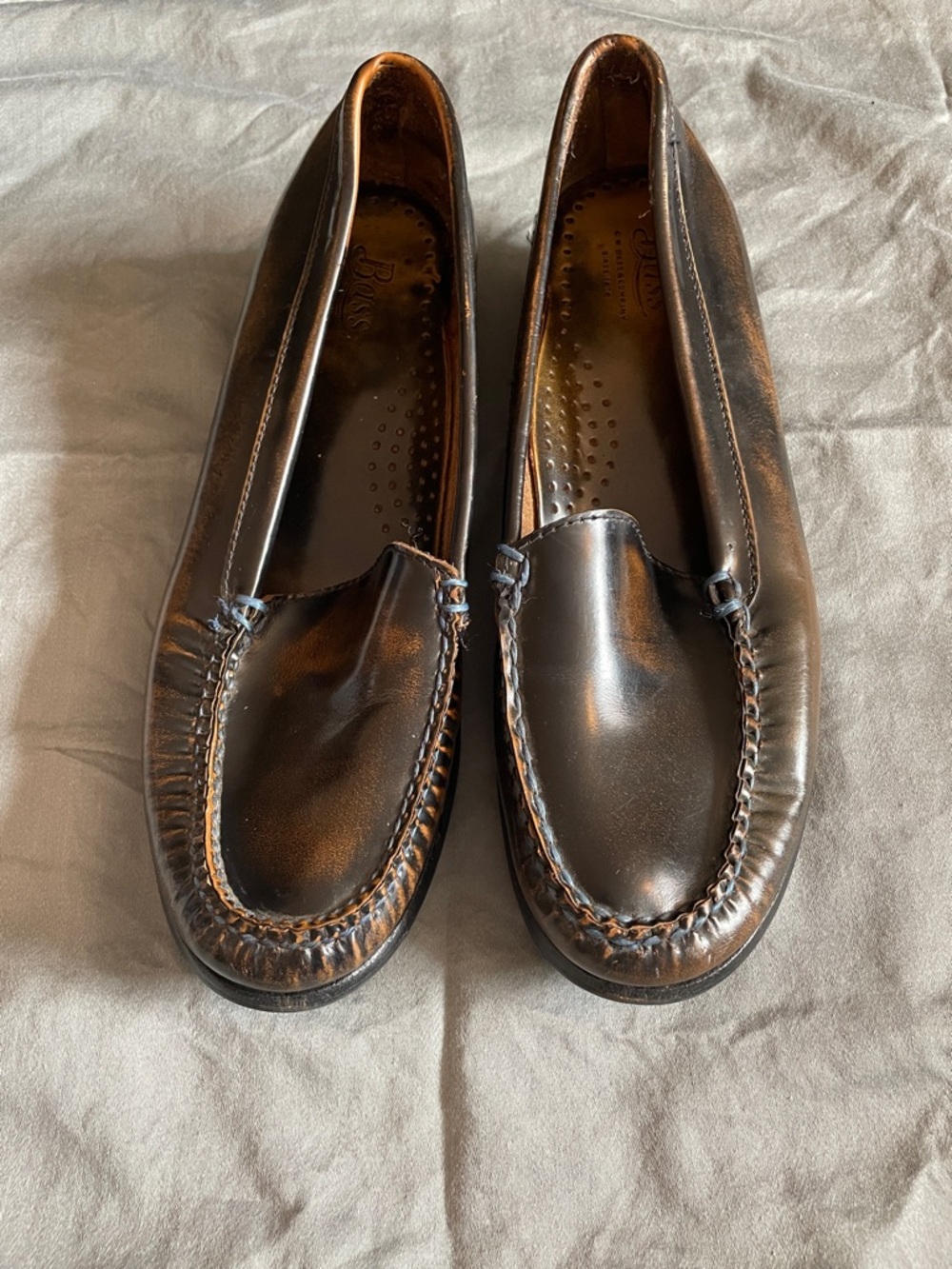 G.H. Bass Weejuns Madison Classic Leather Moccasin Loafers in Dark Brown